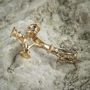 Lilla Vargkorset - Guld